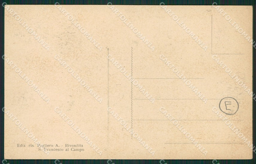 Torino San Maurizio Canavese Campo Militari cartolina QZ0446 – retro