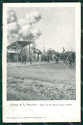 Torino San Maurizio Canavese Campo Militari PIEGA cartolina QZ0450 – fronte