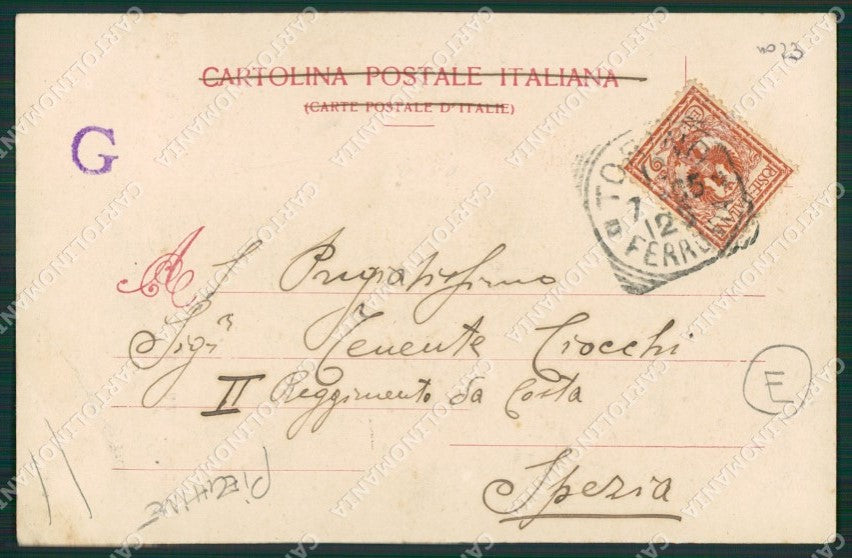 Torino San Maurizio Canavese Campo Militari PIEGHINE cartolina QZ0456 – retro