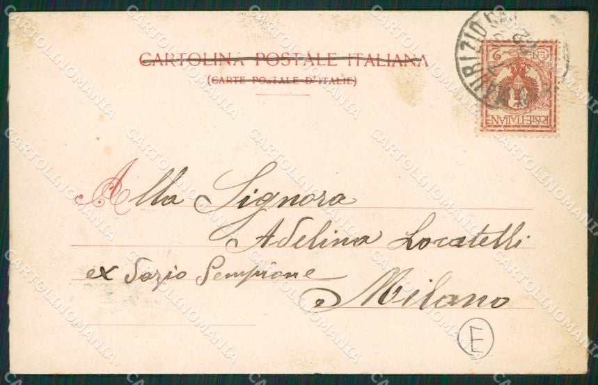 Torino San Maurizio Canavese Campo Militari cartolina QZ0461 – retro
