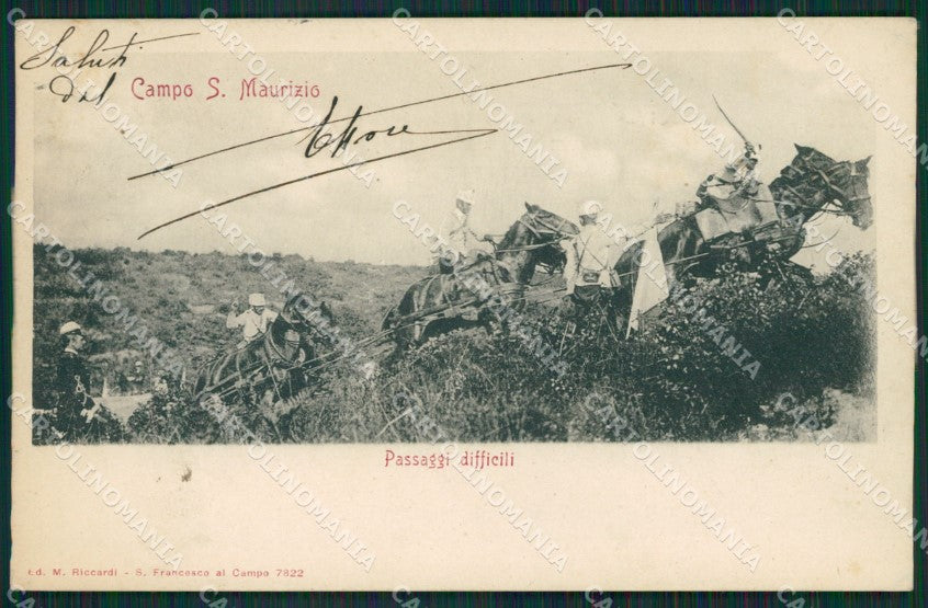 Torino San Maurizio Canavese Campo Militari cartolina QZ0462 – fronte