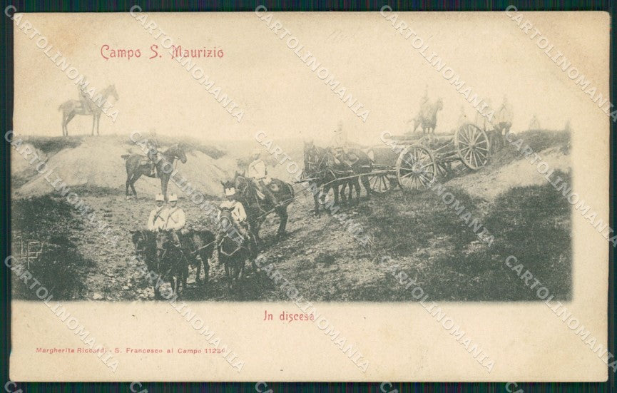 Torino San Maurizio Canavese Campo Militari cartolina QZ0463 – fronte