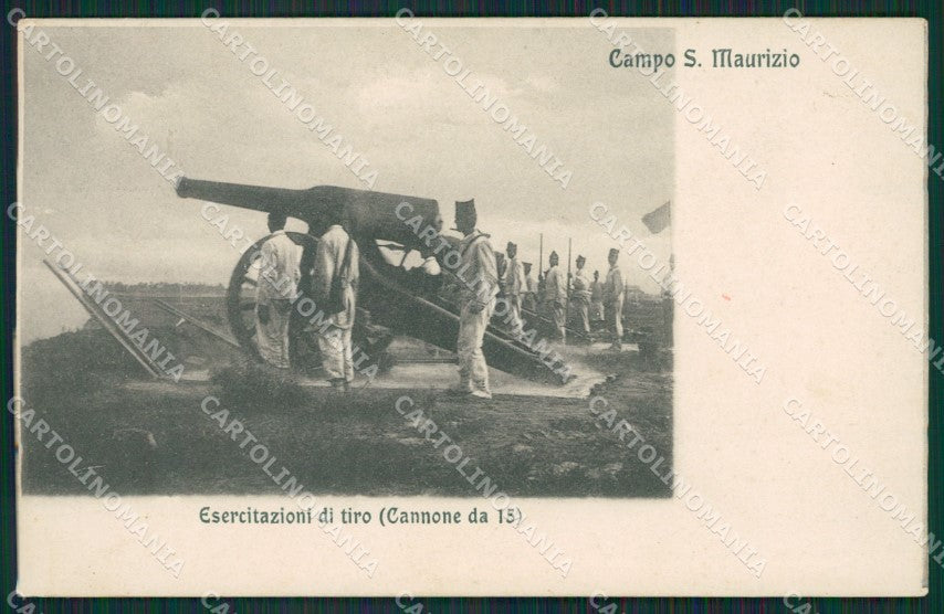 Torino San Maurizio Canavese Campo Militari cartolina QZ0464 – fronte