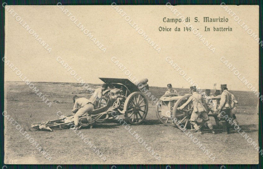 Torino San Maurizio Canavese Campo Militari cartolina QZ0467 – fronte
