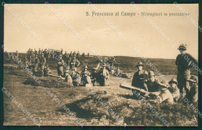 Torino San Maurizio Canavese Campo Militari cartolina QZ0472 – fronte