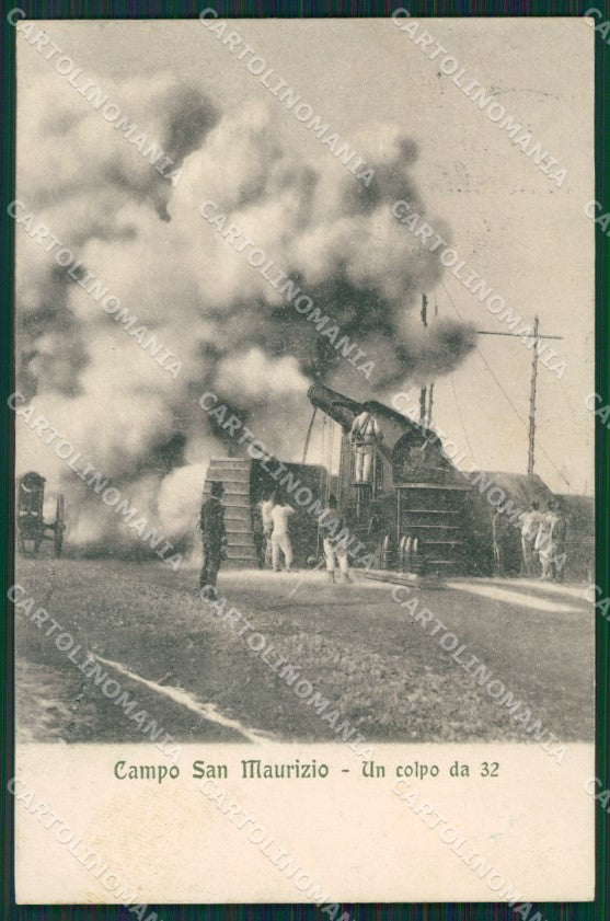 Torino San Maurizio Canavese Campo Militari cartolina QZ0473 – fronte