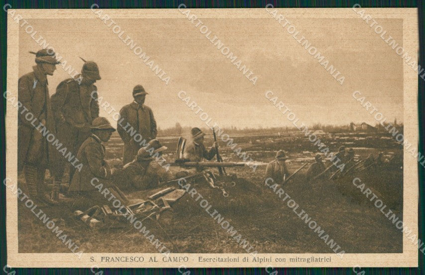 Torino San Maurizio Canavese Campo Militari Alpini cartolina QZ0475 – fronte