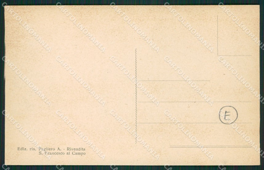 Torino San Maurizio Canavese Campo Militari Alpini cartolina QZ0475 – retro