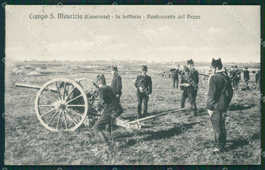 Torino San Maurizio Canavese Campo Militari cartolina QZ0482 – fronte