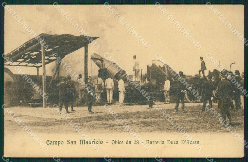 Torino San Maurizio Canavese Campo Militari cartolina QZ0483 – fronte