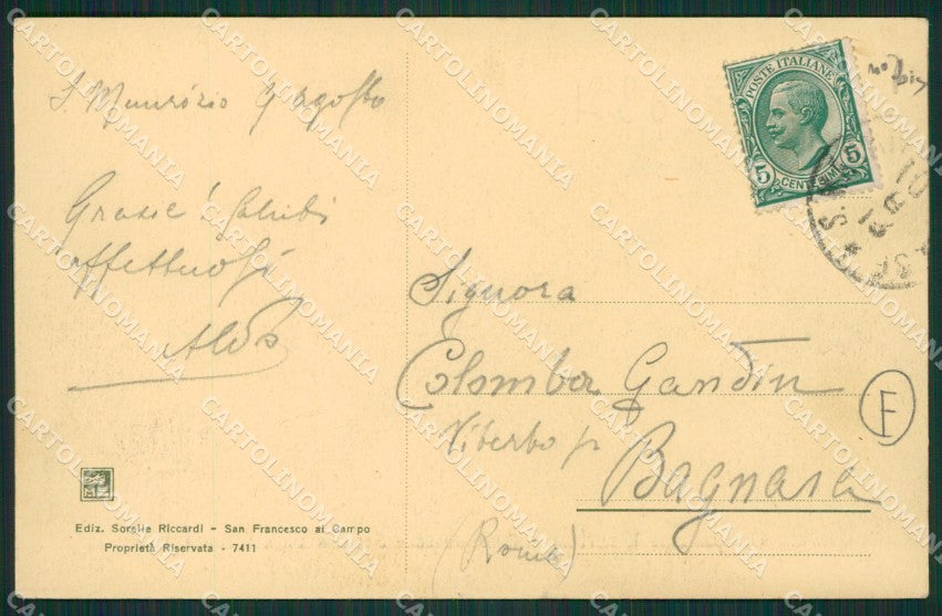 Torino San Maurizio Canavese Campo Militari cartolina QZ0483 – retro