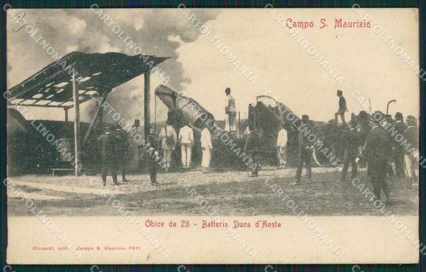 Torino San Maurizio Canavese Campo Militari cartolina QZ0488 – fronte