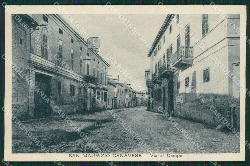 Torino San Maurizio Canavese Campo cartolina QZ0489 – fronte