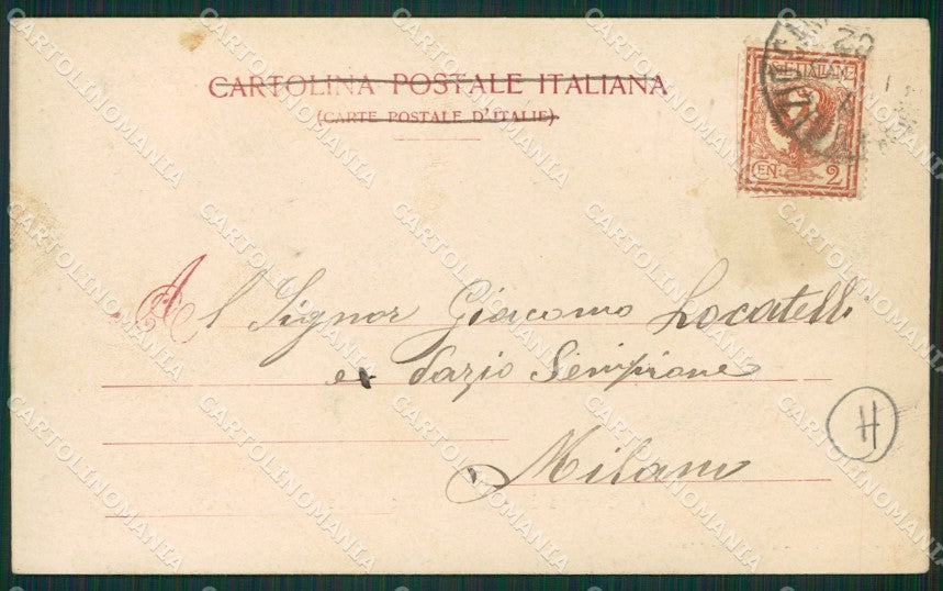 Torino San Maurizio Canavese Campo Militari cartolina QZ0492 – retro