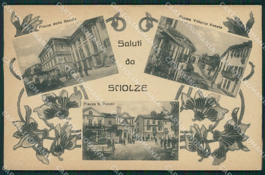 Torino Sciolze Saluti da cartolina QZ0497 – fronte