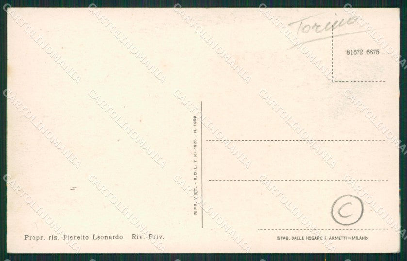 Torino Strambino cartolina QZ0505 – retro