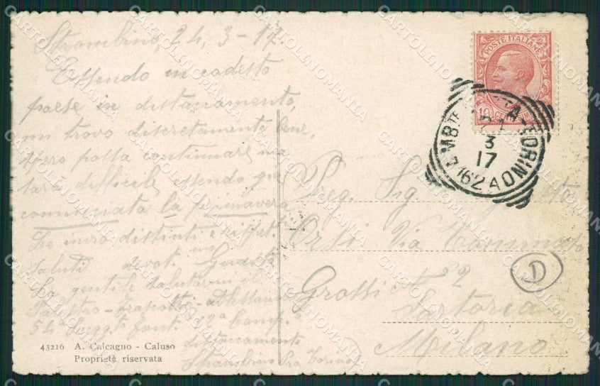 Torino Strambino cartolina QZ0508 – retro