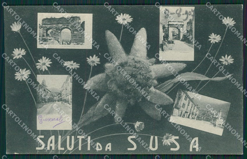 Torino Susa Saluti da Stella Alpina cartolina QZ0525 – fronte