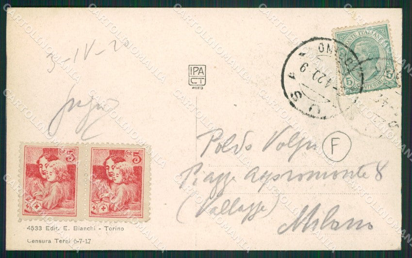 Torino Susa cartolina QZ0534 – retro
