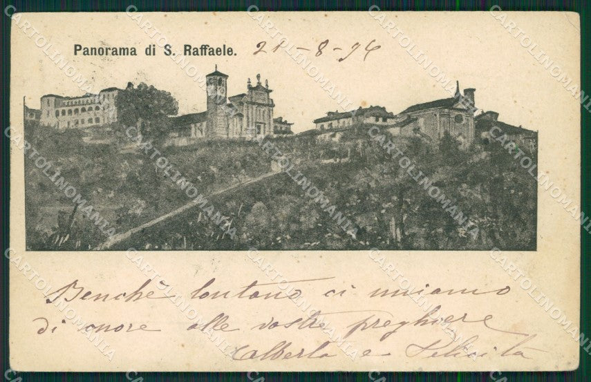 Torino San Raffaele PIEGHINA cartolina QZ0540 – fronte