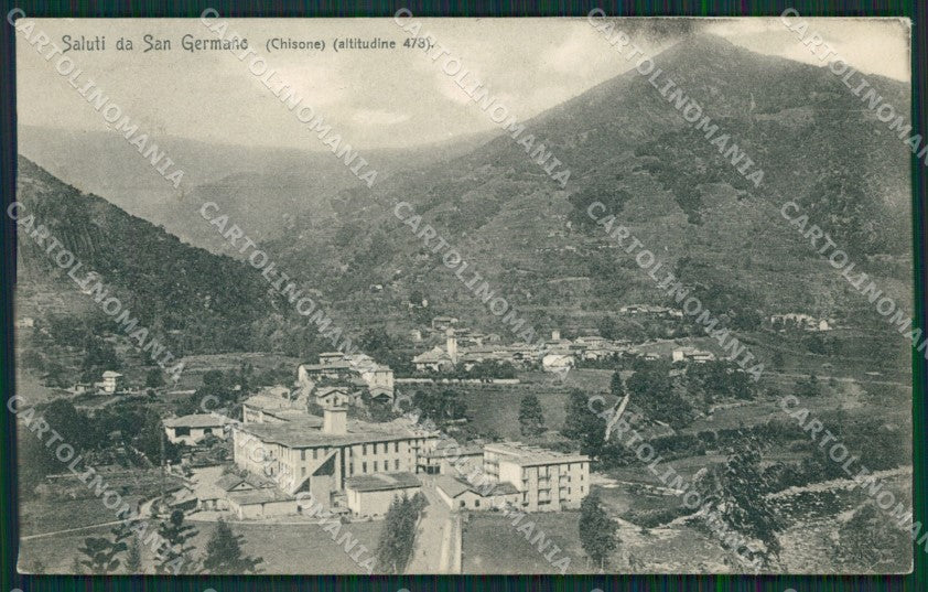 Torino San Germano Genta cartolina QZ0542 – fronte