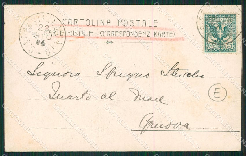 Torino San Sebastiano Castello cartolina QZ0546 – retro