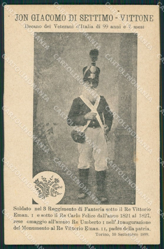 Torino Settimo Vittone Militari cartolina QZ0549 – fronte