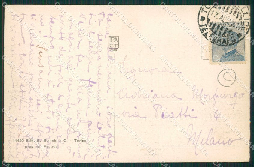 Torino Torre Pellice cartolina QZ0555 – retro