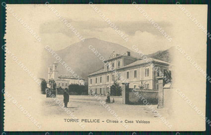 Torino Torre Pellice cartolina QZ0557 – fronte