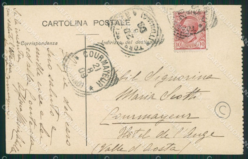 Torino Torre Pellice cartolina QZ0557 – retro