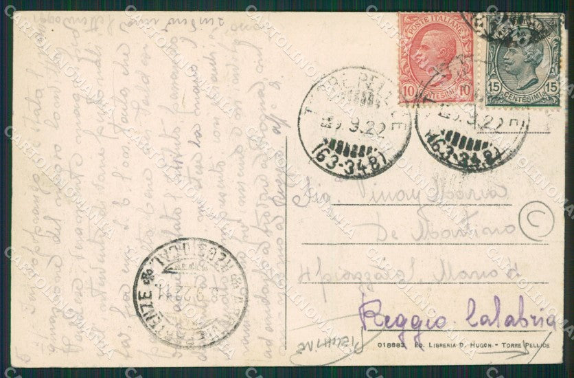 Torino Torre Pellice PIEGHINE cartolina QZ0561 – retro