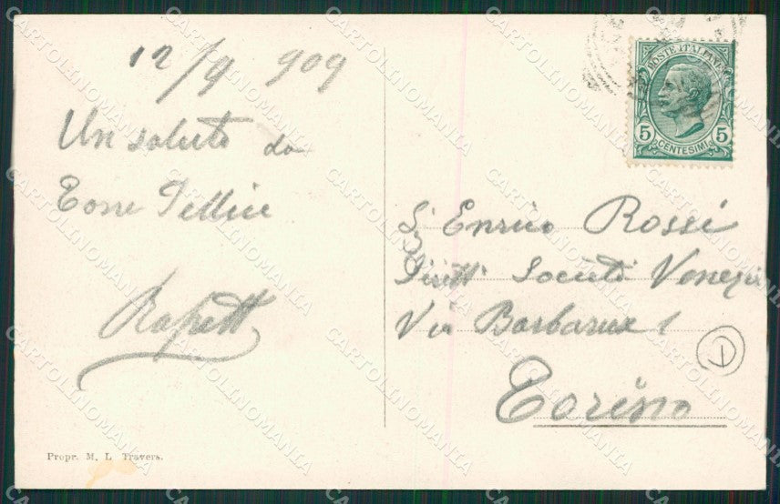 Torino Torre Pellice cartolina QZ0570 – retro