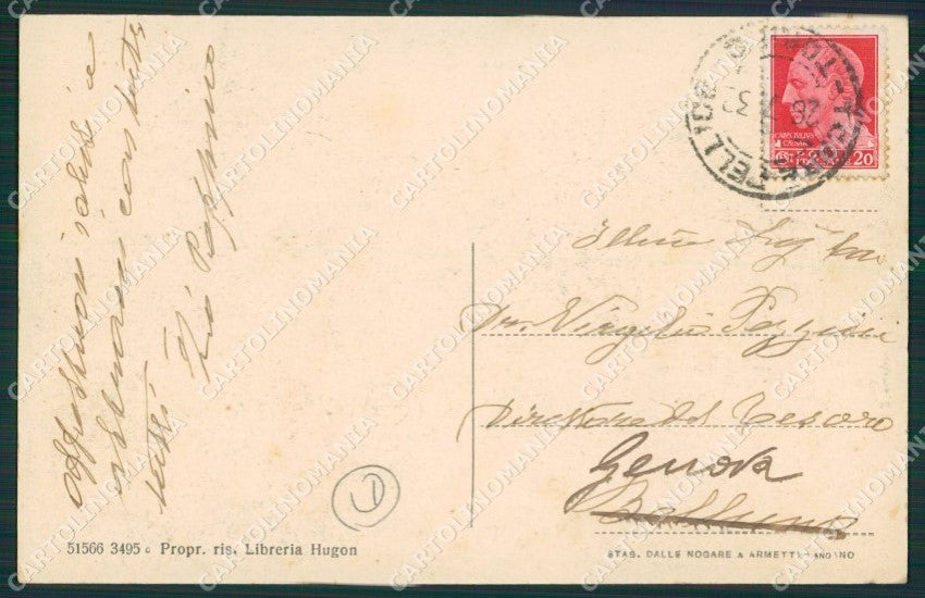 Torino Torre Pellice cartolina QZ0574 – retro