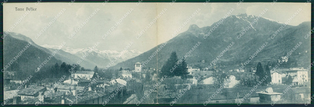 Torino Torre Pellice doppia cartolina QZ0576 – fronte