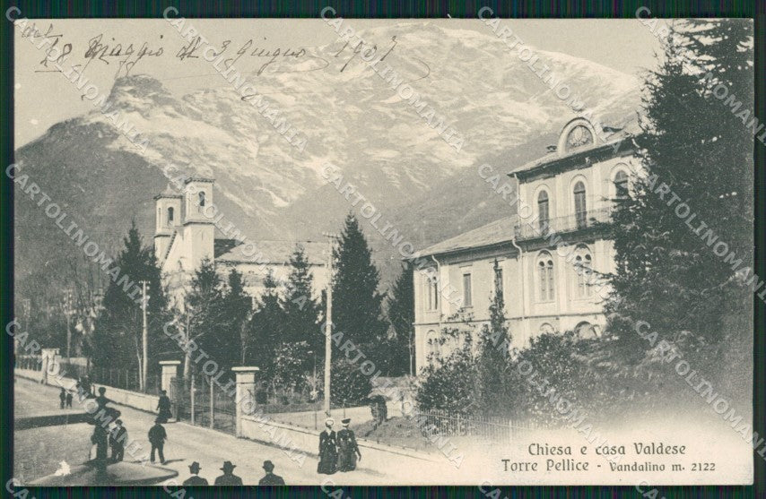 Torino Torre Pellice ABRASA cartolina QZ0578 – fronte