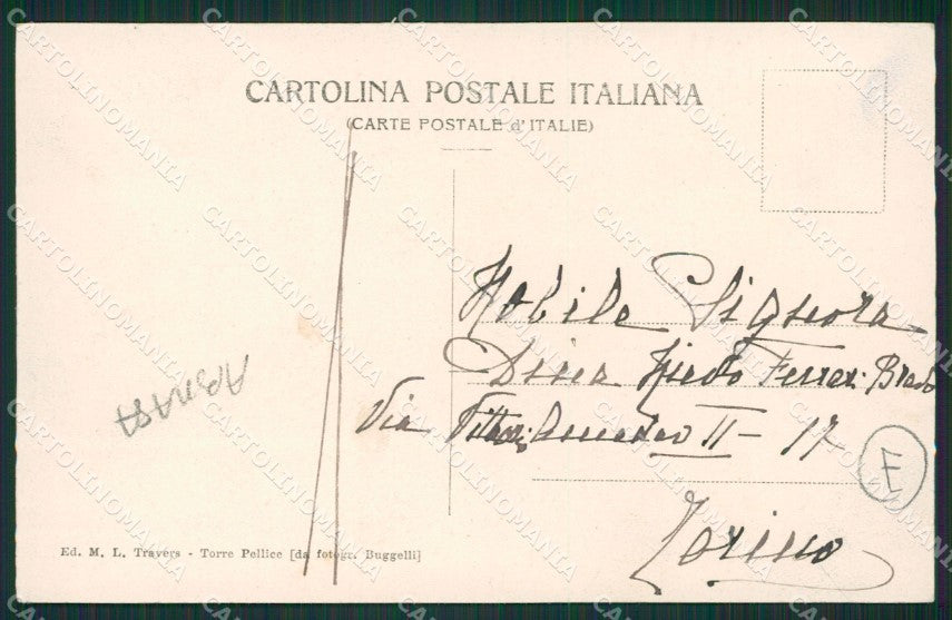 Torino Torre Pellice ABRASA cartolina QZ0578 – retro