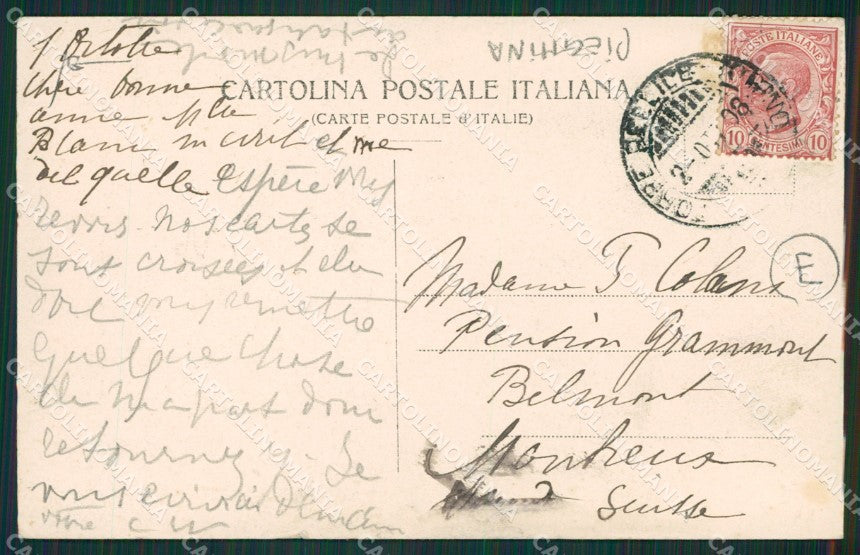 Torino Torre Pellice PIEGHINA cartolina QZ0580 – retro