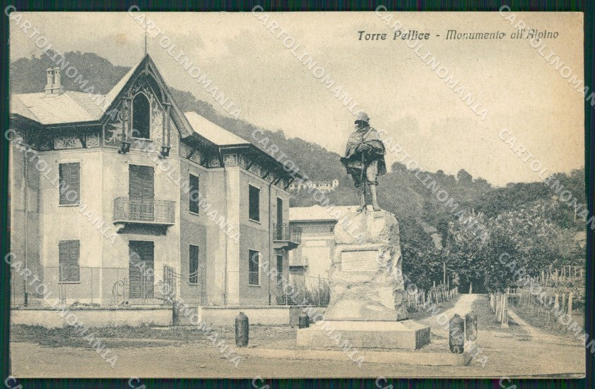 Torino Torre Pellice Alpini cartolina QZ0586 – fronte