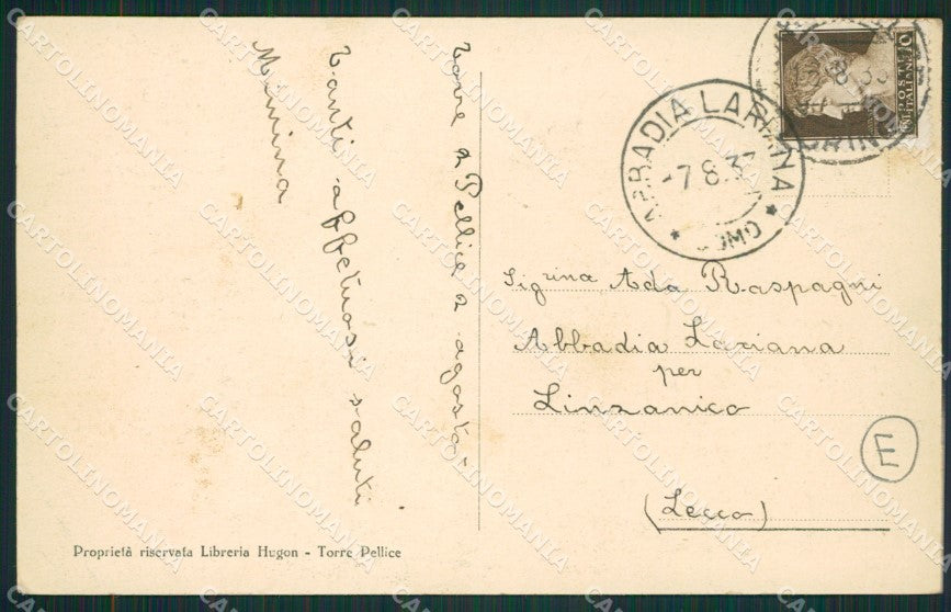 Torino Torre Pellice Costumi Valdesi cartolina QZ0587 – retro