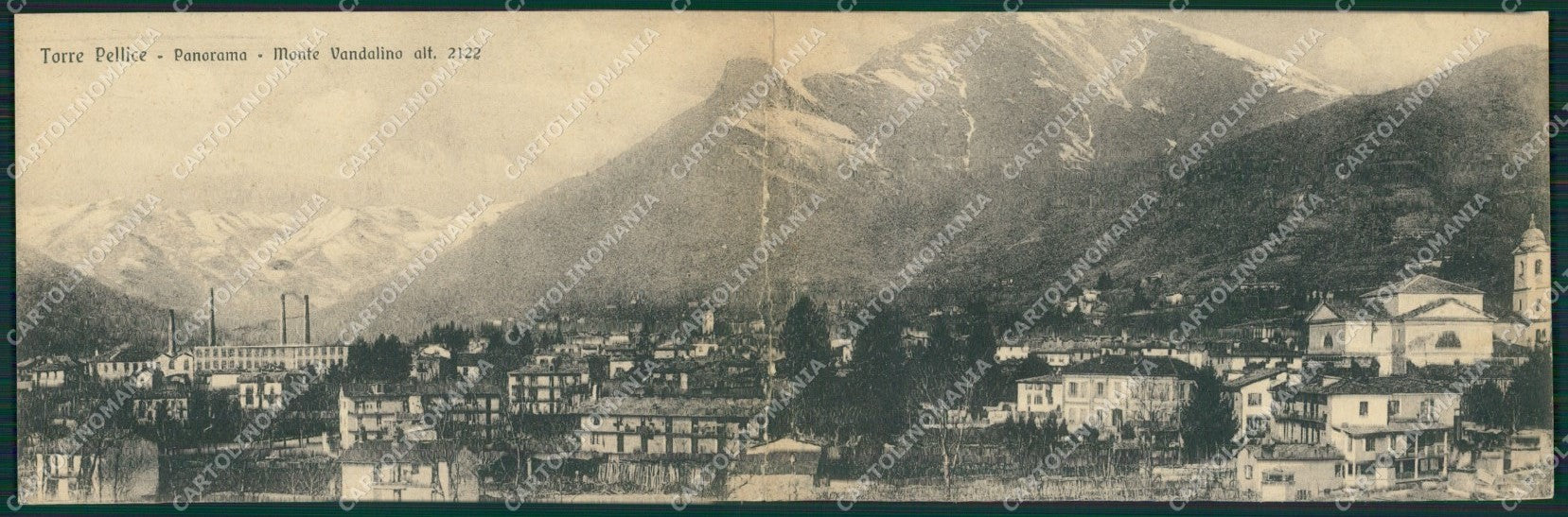 Torino Torre Pellice doppia cartolina QZ0591 – fronte