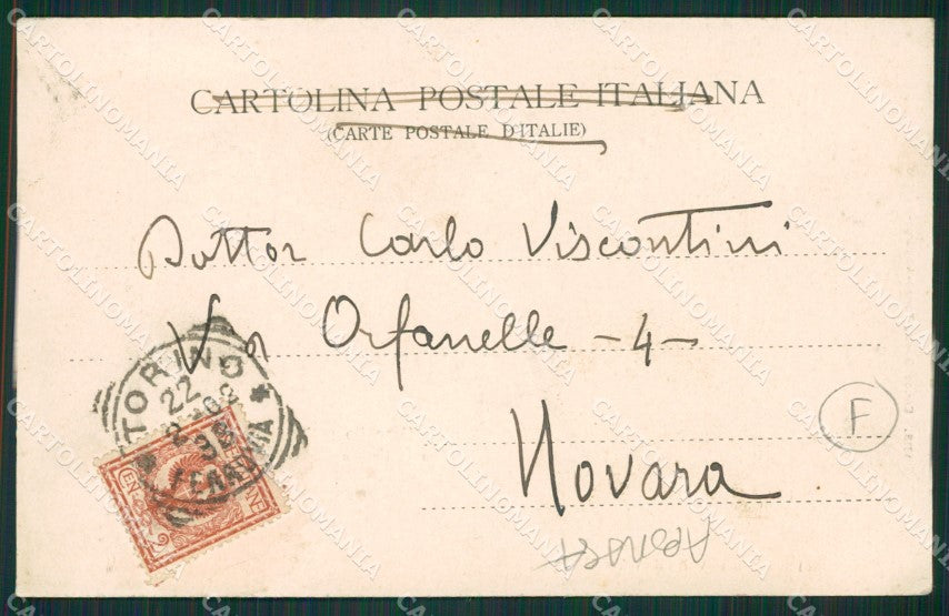Torino Usseglio Genta ABRASA cartolina QZ0620 – retro