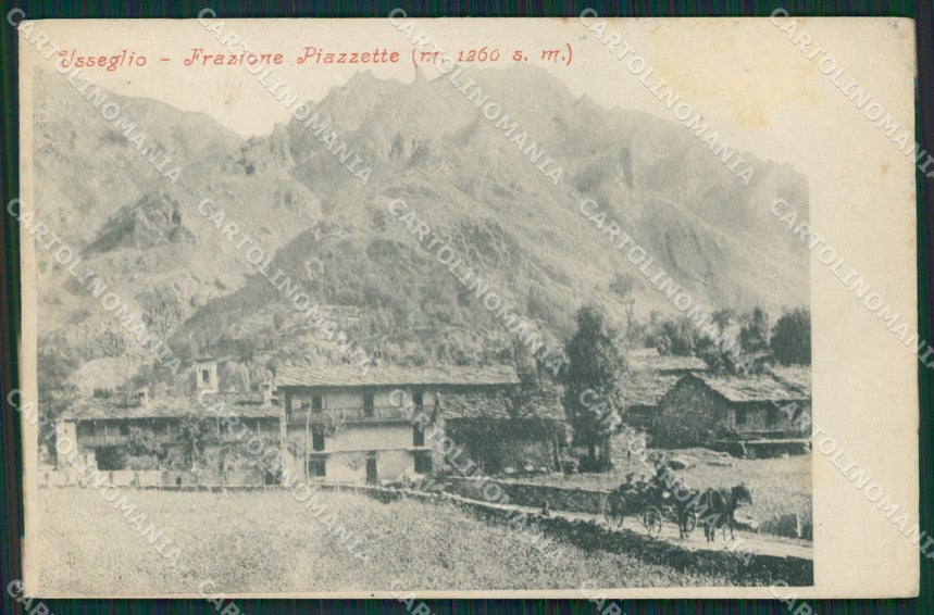 Torino Usseglio Piazzette cartolina QZ0621 – fronte