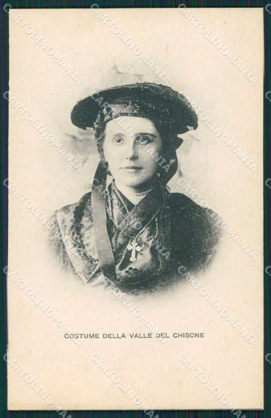 Torino Costumi Val Chisone cartolina QZ0626 – fronte