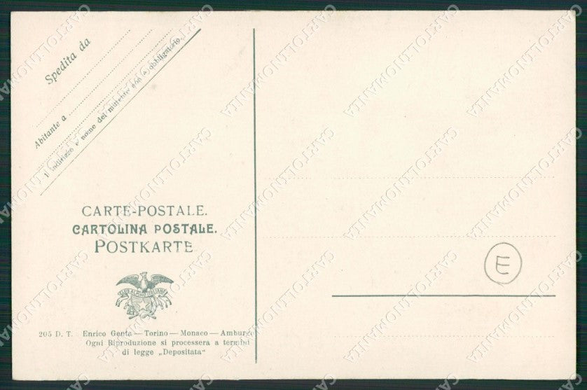 Torino Costumi Val Chisone Genta cartolina QZ0627 – retro