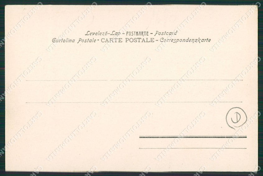 Torino Costumi Valdesi Val Pellice cartolina QZ0635 – retro
