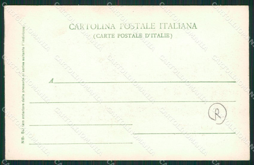 Torino Costumi Valdesi Festeggiamenti d'Agosto cartolina QZ0653 – retro