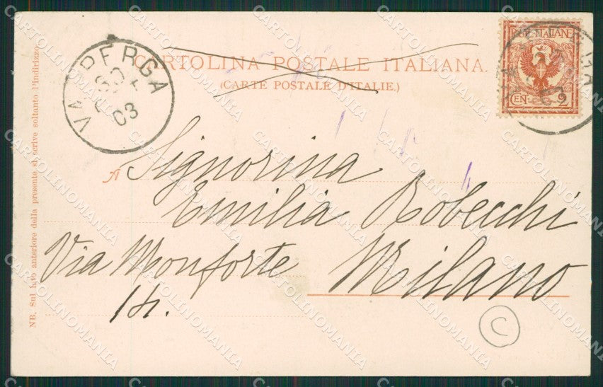 Torino Valperga cartolina QZ0654 – retro