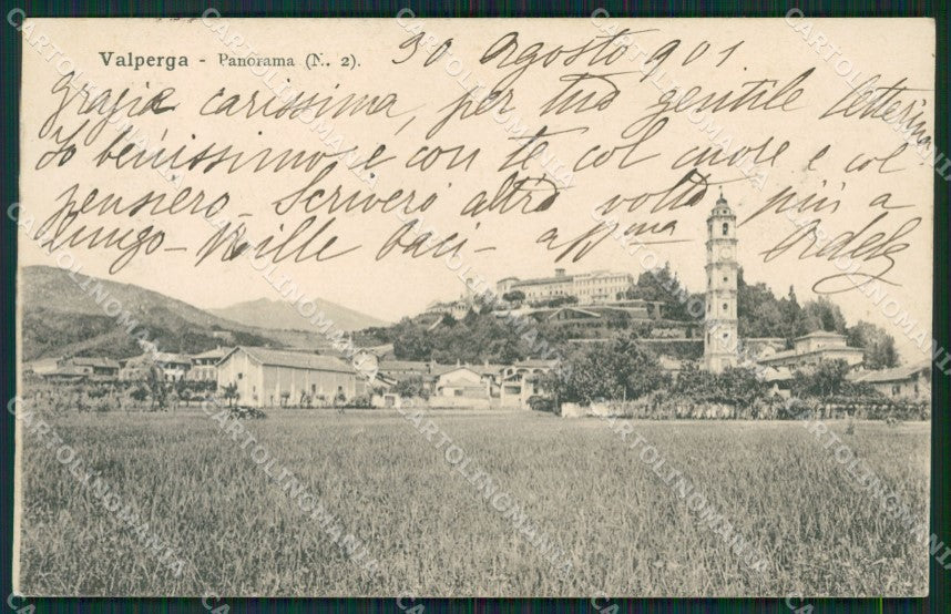 Torino Valperga cartolina QZ0655 – fronte
