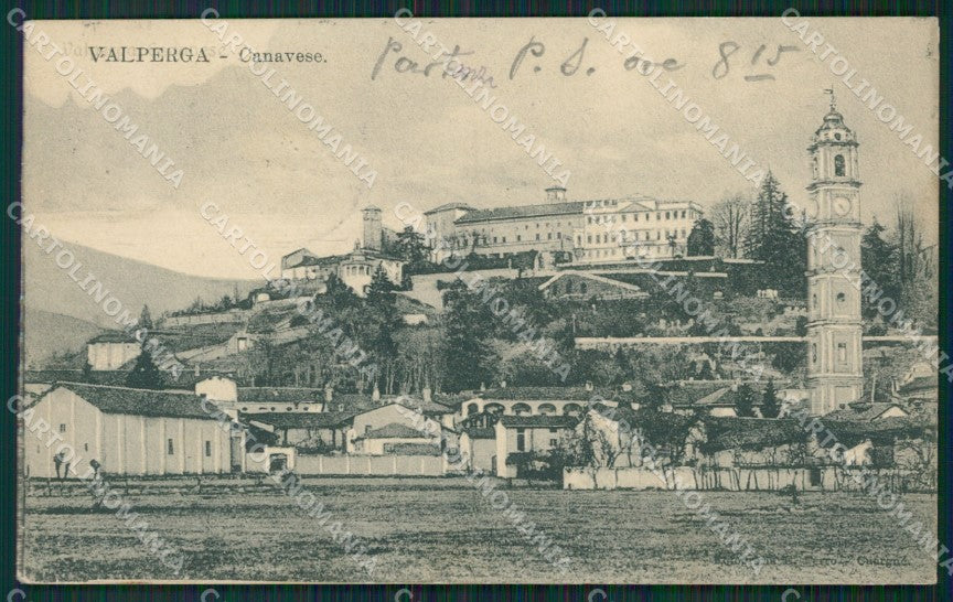 Torino Valperga PIEGA cartolina QZ0657 – fronte