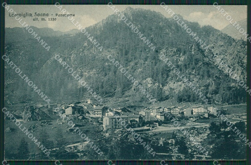 Torino Val Soana Campiglia PIEGHINA cartolina QZ0661 – fronte